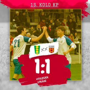Poslední utkání podzimní části remizujeme 1:1